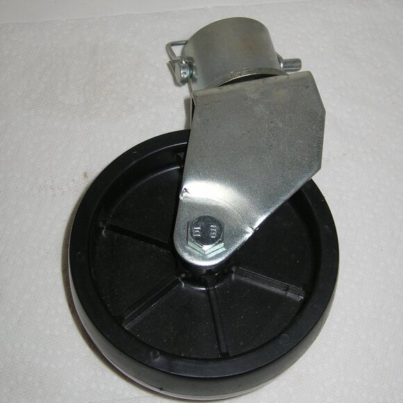 Trailer Tongue Jack Single Caster Wheel 1000 lbs Capacity, with Pin,Swirl Jack - Picture 1 of 3